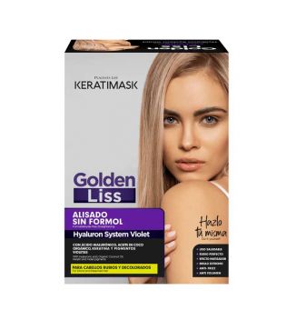 Be natural - Formaldehydfreies Glättungsset Keratimask Golden Liss - Blondes und gebleichtes Haar