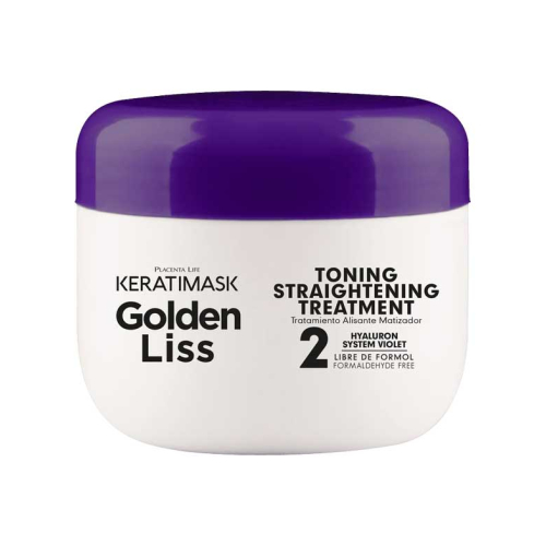 Be natural - Formaldehydfreies Glättungsset Keratimask Golden Liss - Blondes und gebleichtes Haar