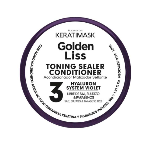 Be natural - Formaldehydfreies Glättungsset Keratimask Golden Liss - Blondes und gebleichtes Haar