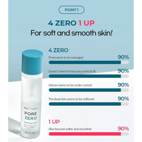 Be The Skin - *BHA+ Pore Zero* - Porenpflege-Toner