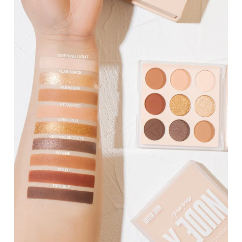 Beauty Creations - Mini-Lidschattenpalette Nude x 9 Colors - Nude Desire