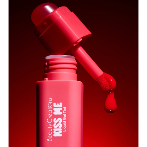 Beauty Creations - Lip Tint Kiss Me Liquid Gel - Corally Hot
