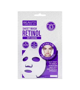 Beauty Formulas - *Retinol Anti-Ageing* - Feuchtigkeitsspendende und Anti-Aging-Maske Extreme Moisture