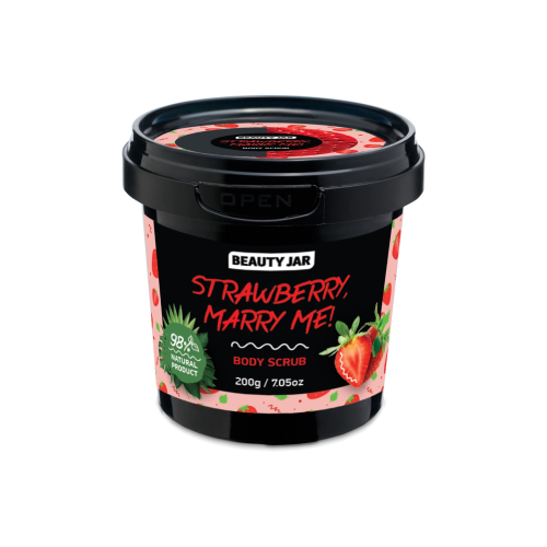 Beauty Jar – Feuchtigkeitsspendendes Körperpeeling Strawberry, Merry Me!