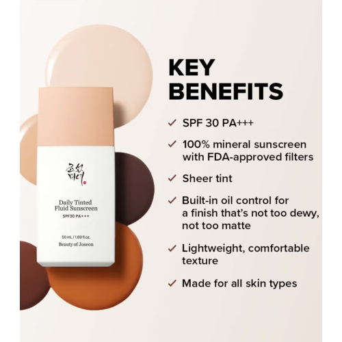 Beauty of Joseon - Sonnenschutz mit Farbe Daily Tinted Fluid SPF30 PA+++ - LP110