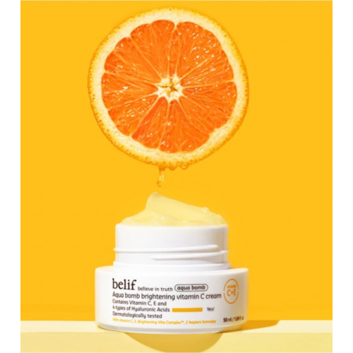 belif - *Aqua bomb* – Aufhellende, feuchtigkeitsspendende Gelcreme mit Vitamin C