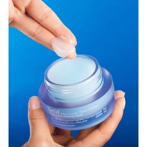 belif - *Aqua bomb* – Hyperfeuchtigkeitsspendende Nachtmaske