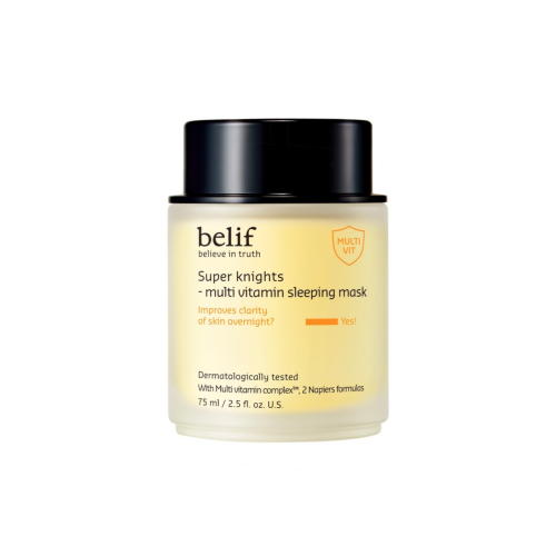 belif – Anti-Aging-Nachtcreme gegen Pickel Super Knights