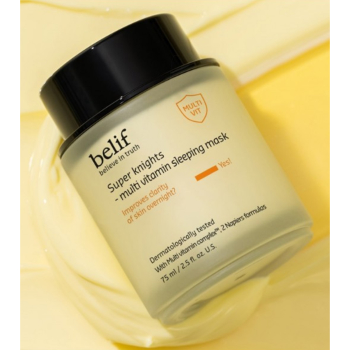 belif – Anti-Aging-Nachtcreme gegen Pickel Super Knights