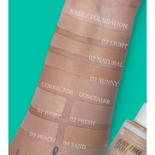 Bell - Hypoallergene Make-up-Basis Just Free Skin - 03: Sunny