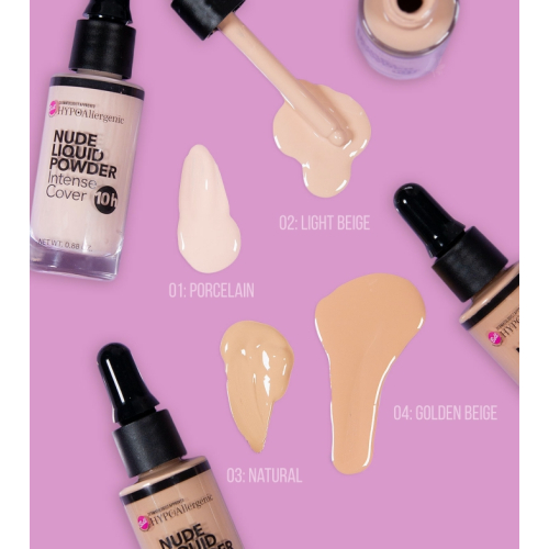 Bell - Hypoallergenic Nude Liquid Powder Foundation - 04: Golden Beige