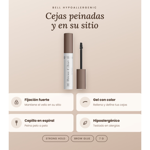 Bell HYPOAllergenic - Augenbrauengel Brow Glue - 01: Medium