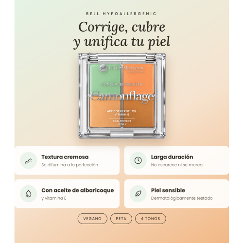Bell HYPOAllergenic - Palette von Concealern Camouflage