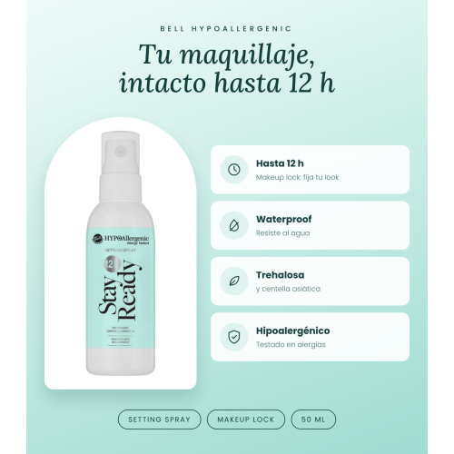 Bell HYPOAllergenic - Make-up Fixierspray Stay Ready 12h
