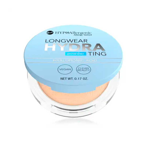 Bell – Gepresster Puder mit Hyaluronsäure Longwear Hydrating - 02: Light Beige