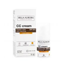 Bella Aurora - CC Cream Anti-Spots SPF50 + - Mittlerer Ton