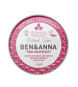 Ben & Anna - Deodorant in Metalldose - Pink grapefruit
