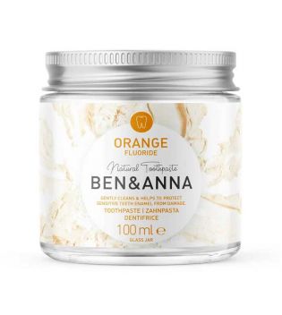 Ben & Anna - Natürliche Creme Zahnpasta mit Fluorid - Orange