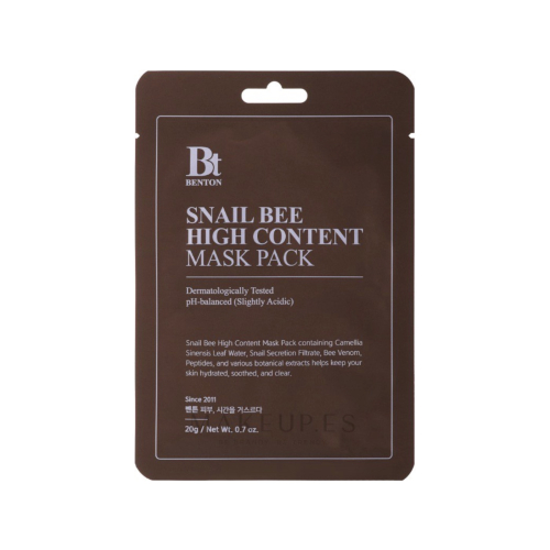 Benton - *Snail Bee* – Gesichtsmaske High Content Mask Pack