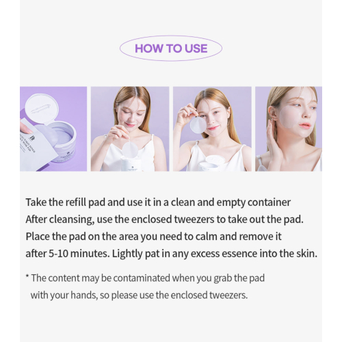 Benton – Feuchtigkeitsspendendes und beruhigendes Gesichtswasser im pads-Format