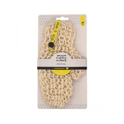 Beter - *Coffee O´clock* - Sisal-Peeling-Handschuh - Starkes Peeling