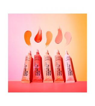 BH Cosmetics – Flüssiges Rouge Sun Flushed - Red Sky