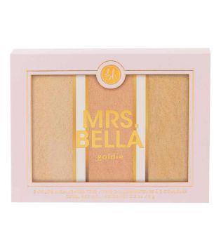 BH Cosmetics - Mrs. Bella Highlighter-Palette - Goldie