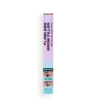 BH Cosmetics - Augenbrauenstift Flawless Brow Filler Pen - Medium Brown