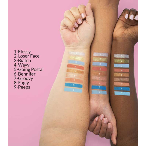 BH Cosmetics - *Totally Plastic* - Iggy Azalea Mini Eyeshadow Palette - Blaues Fell