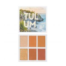 BH Cosmetics – *Travel Series* – Bronzer- und Highlighter-Palette – Tanned in Tulum