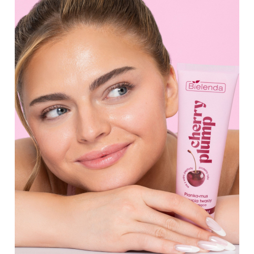 Bielenda - *Cherry Plump* - Reinigungsschaum mit Peptiden