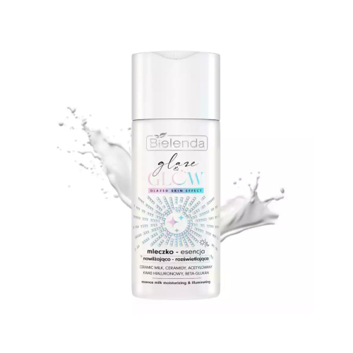 Bielenda - *Glaze & Glow* - Gesichtsessenz in milchiger Textur