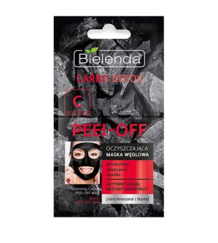 Bielenda - Peel Off Carbo Detox Maske - Mischhaut und fettige Haut
