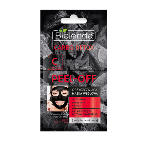 Bielenda - Peel Off Carbo Detox Maske - Mischhaut und fettige Haut
