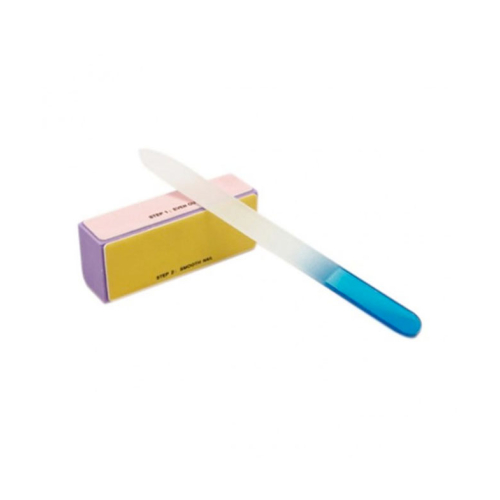 Bifull - Set aus Polierblock und Feile aus gehärtetem Glas