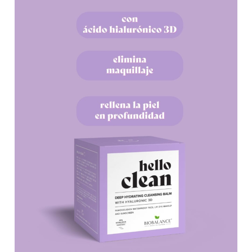 Biobalance – *Hello Clean* – Reinigungsbalsam – 3D-Hyaluronsäure