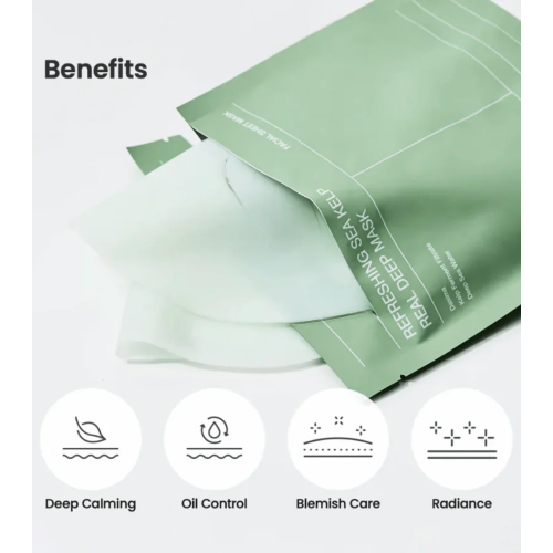 Biodance - Paket mit 4 Gesichtsmaske - Refreshing Sea Kelp