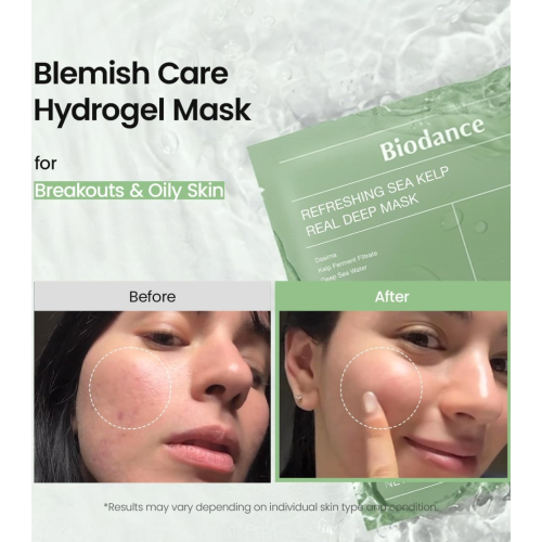 Biodance - Paket mit 4 Gesichtsmaske - Refreshing Sea Kelp