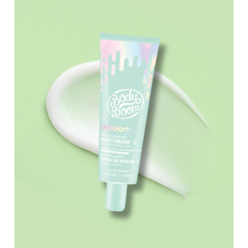 Bodyboom - *Seboom* - Mikro-Peeling-Nacht-Gesichtscreme - Fettige und Mischhaut
