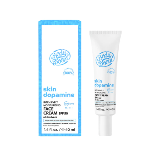Bodyboom - *Skin Dopamine* - Gesichtscreme SPF50 PA ++++ Hyaluronic acid + Pantenol + Aloe