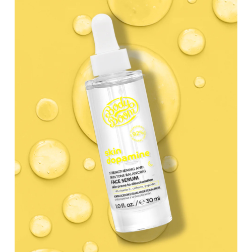 Bodyboom - *Skin Dopamine* - Stärkendes und vereinheitlichendes Serum 4% vit C + cafeina + peptidos