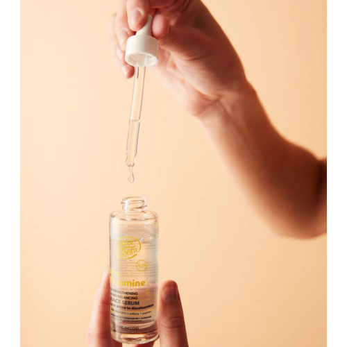 Bodyboom - *Skin Dopamine* - Stärkendes und vereinheitlichendes Serum 4% vit C + cafeina + peptidos