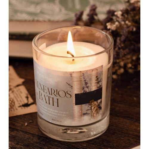 Book and Glow - *Austen* - Vegane Sojakerze - Balnearios de Bath