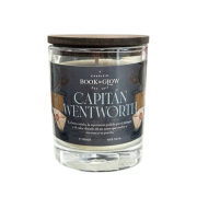 Book and Glow - *Austen* - Vegane Sojakerze - Capitán Wentworth