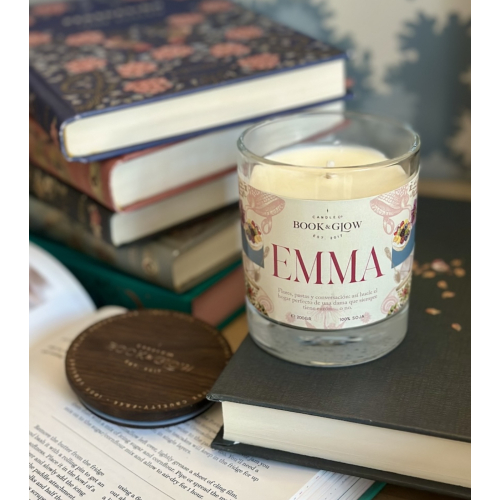 Book and Glow - *Austen* - Vegane Sojakerze - Emma