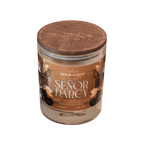 Book and Glow - *Austen* - Vegane Sojakerze - Señor Darcy