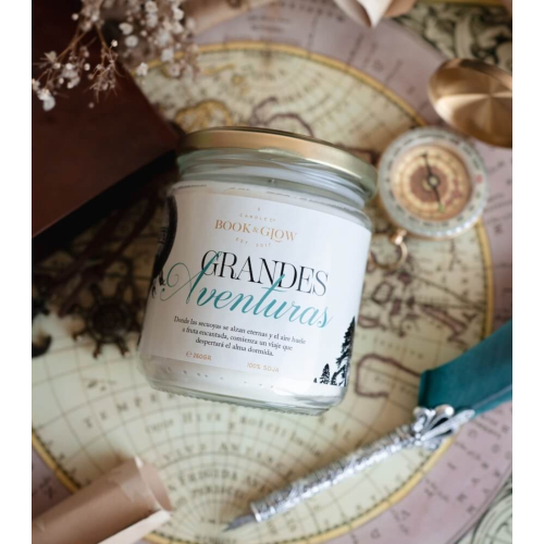 Book and Glow - *Los Archivos* - Sojakerze - Große Abenteuer