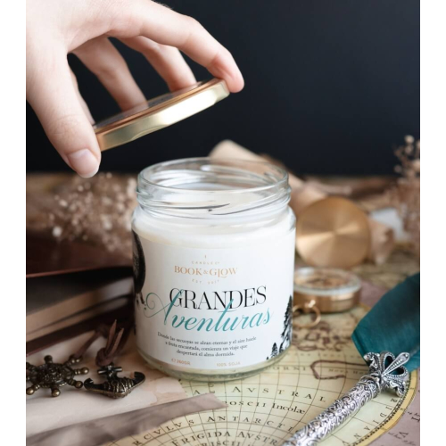 Book and Glow - *Los Archivos* - Sojakerze - Große Abenteuer