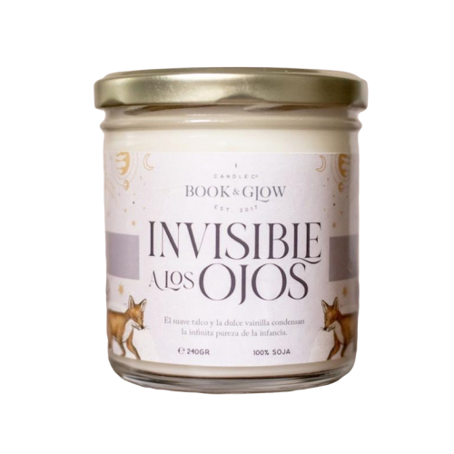 Book and Glow - *Remarkable Worlds* - Vegane Sojakerze - Unsichtbar für die Augen