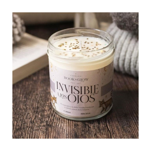 Book and Glow - *Remarkable Worlds* - Vegane Sojakerze - Unsichtbar für die Augen